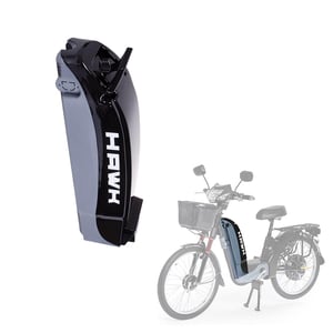 Carenagem Da Bateria Para Bicicleta Eletrica Eb 350/500w Branca