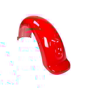 Paralama Traseiro Para Bicicleta Eletrica Basket/Plus/Wd Red