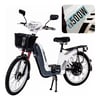 Bicicleta Scooter Eletrica Eb500w Wx-01 Wehawk Bat 48v 12ah Branca