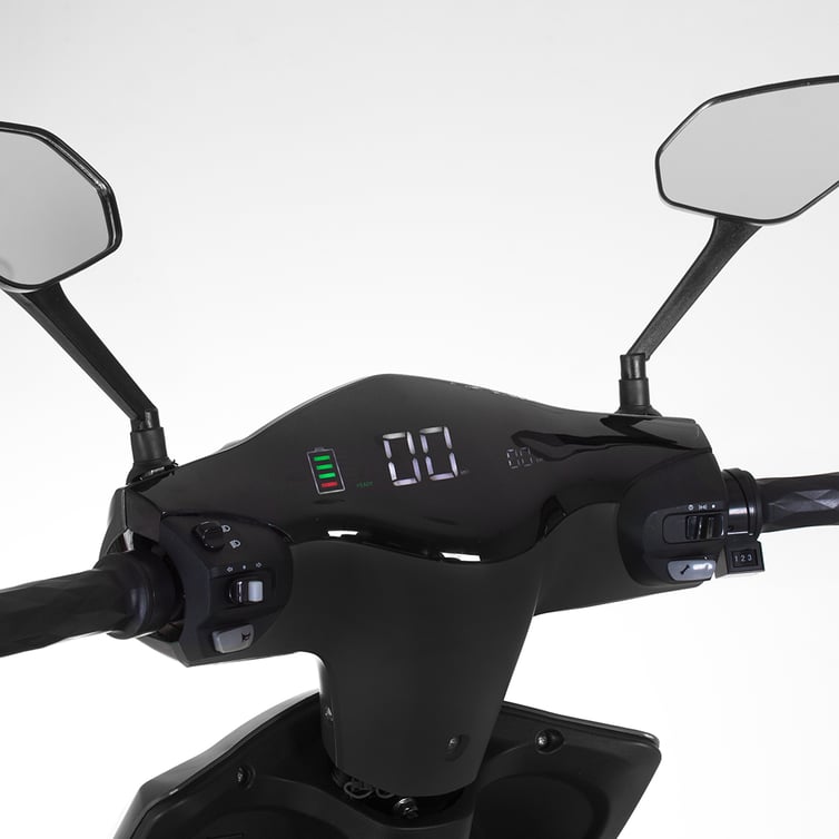 Scooter Bicicleta Eletrica Wx-02 Wehawk 1000w Bat 60v 20ah Glossy Black