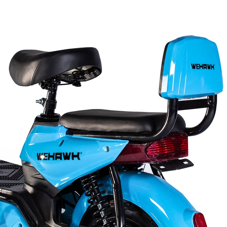 Bicicleta Scooter Eletrica Basket Wehawk 500w Bat 48v 12ah Azul Miami