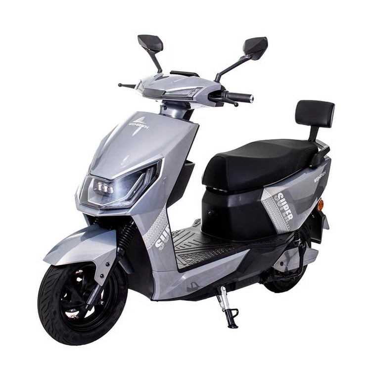 Scooter Bicicleta Eletrica Super Wx-05 Wehawk 1000w Bat 60v 20ah 2 Lugares Cinza Br