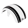 Paralama Dianteiro 3 Para Scooter Eletrica X7/Rz07/Wx07/Mini X07/Rz10/Wx10 Branco/ Faixa Preta