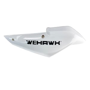 Carenagem Lateral 6 Traseira Direita Para Bicicleta Eletrica Rz03/Wx03 Branca Jn/Bk