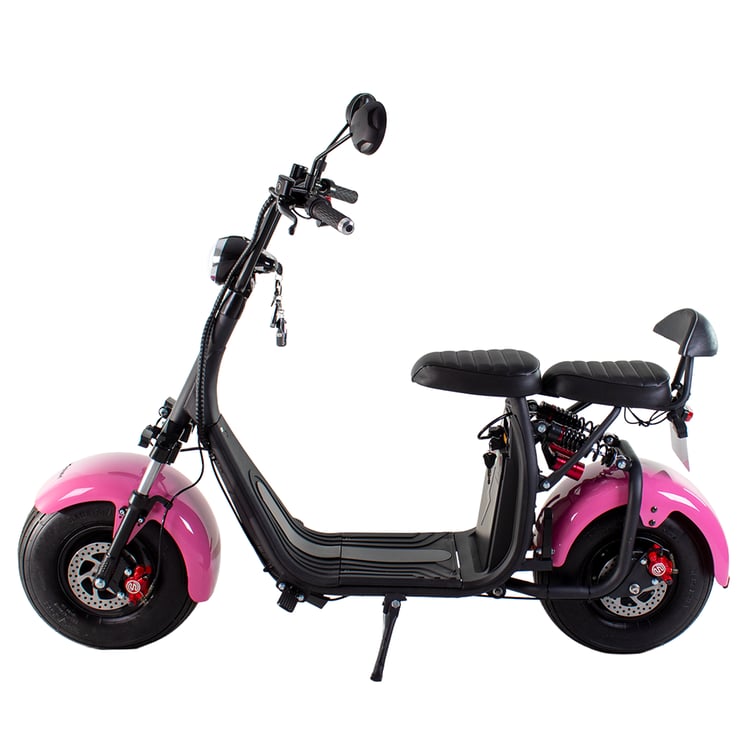 Scooter Bicicleta Eletrica Nb Free Wx-10 Wehawk 1000w Bat 60v 20ah 2 Lugares Rosa New