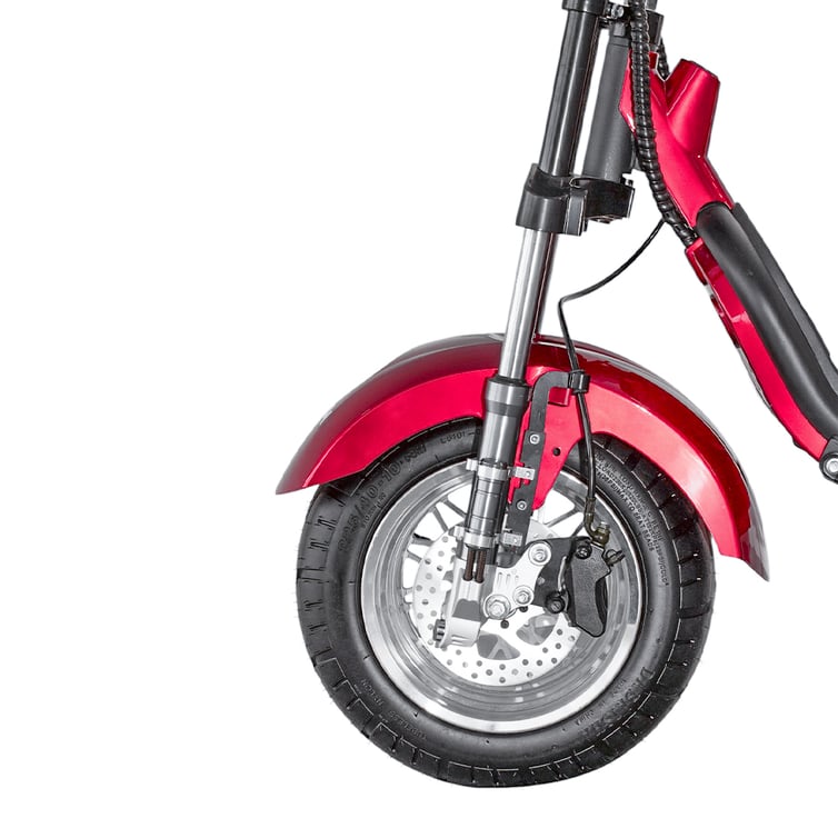 Scooter Bicicleta Eletrica Wx-11 Wehawk 1000w Bat 60v 20ah 2 Lugares Vermelho Bordo