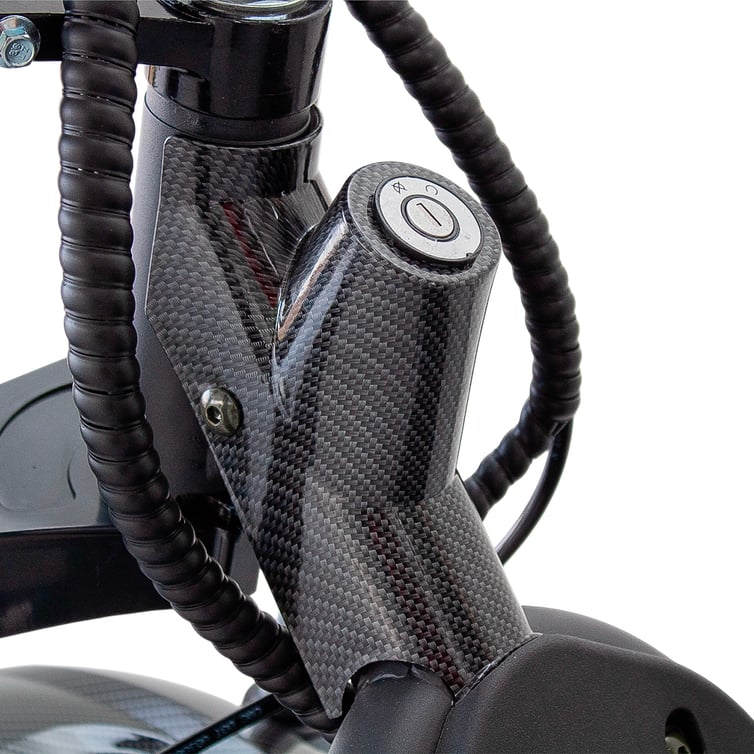 Scooter Bicicleta Eletrica Wx-11 Wehawk 1000w Bat 60v 20ah 2 Lugares Preto Carbono