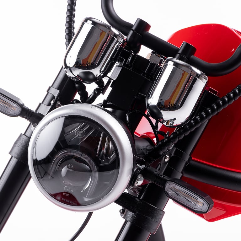 SCOOTER CHOPPER ELETRICA WEHAWK MODELO U1 2000W BAT 60V 20AH RED GS.01