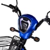 Bicicleta Scooter Eletrica Basket Wehawk 500w Bat 48v 12ah Azul Safira