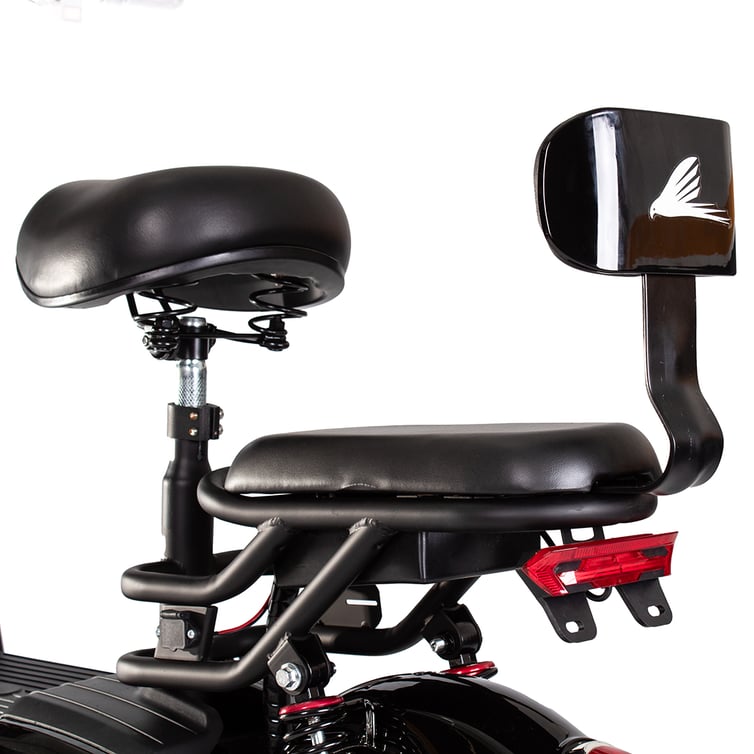 Bicicleta Scooter Eletrica Prime Wehawk Hw500 500w Bat 48v 12ah Preta