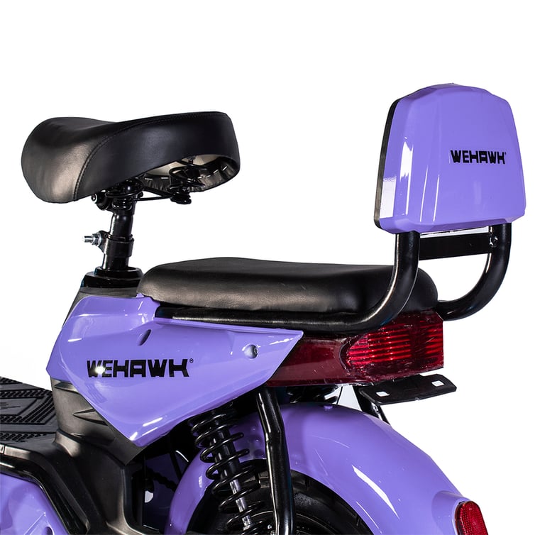 Bicicleta Scooter Eletrica Basket Wehawk 500w Bat 48v 12ah Lilas