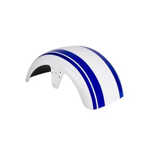 PARALAMA DIANTEIRO PARA SCOOTER ELETRICA WEHAWK X7/X8/X16 2000W WHITE/ FAIXA BLUE