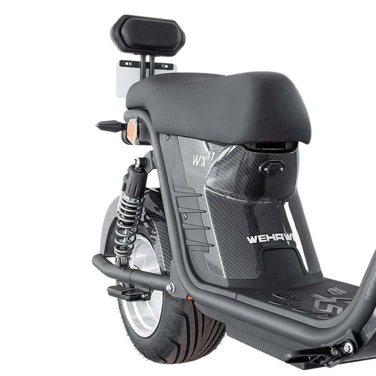 Scooter Bicicleta Eletrica Wx-11 Wehawk 1000w Bat 60v 20ah 2 Lugares Preto Carbono