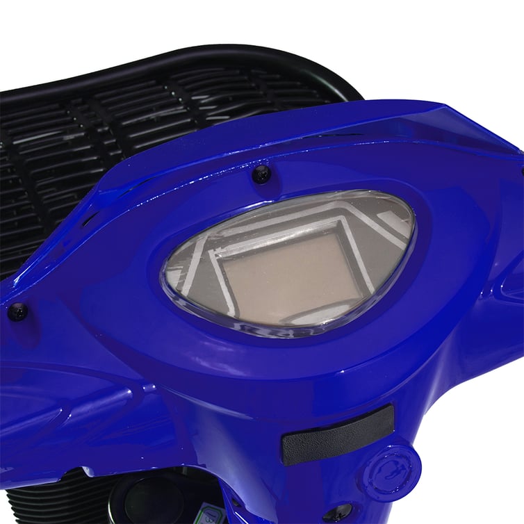 Bicicleta Scooter Eletrica Eb500w Wx-01 Wehawk Bat 48v 12ah Azul