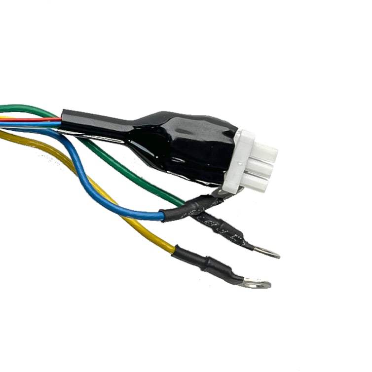 Cabo Com Conector Motor/Controladora Para Bicicleta Eletrica Eb 500w/Rz01/Wx01