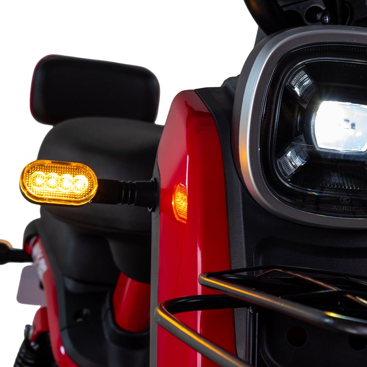 Bicicleta Scooter Eletrica Urban Wx-06 Wehawk 1000w Bat 60v 20ah Chumbo Vermelha