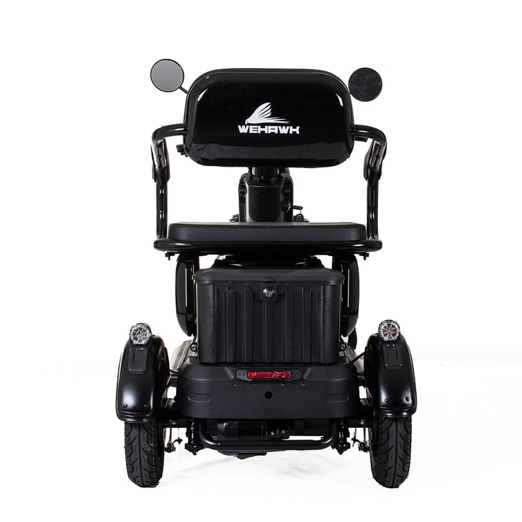 Triciclo Eletrico Wehawk Modelo Mult 3 650w Bat 60v 20ah 3 Lugares Preto
