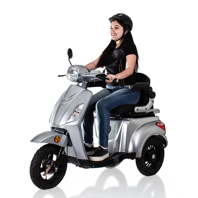 Triciclo Eletrico Cf Wx-T01 Wehawk 800w Bat 60v 20ah 1 Lugar Cinza