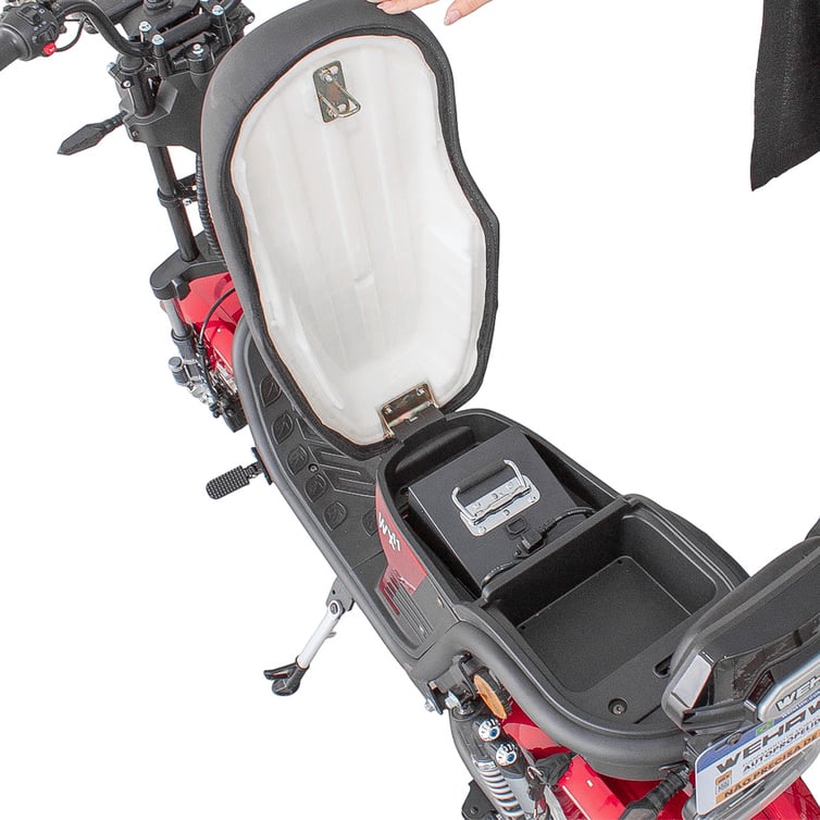 Scooter Bicicleta Eletrica Wx-11 Wehawk 1000w Bat 60v 20ah 2 Lugares Vermelho Bordo