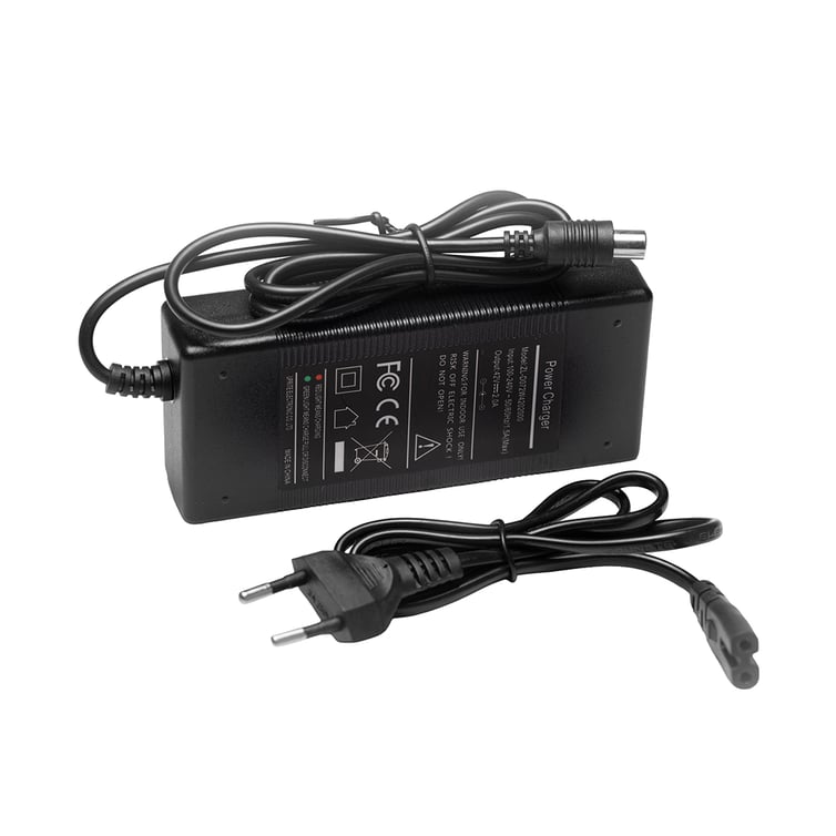 Carregador De Bateria De Litio 42v 2ah Para Patinete Eletrico Ssm 350w