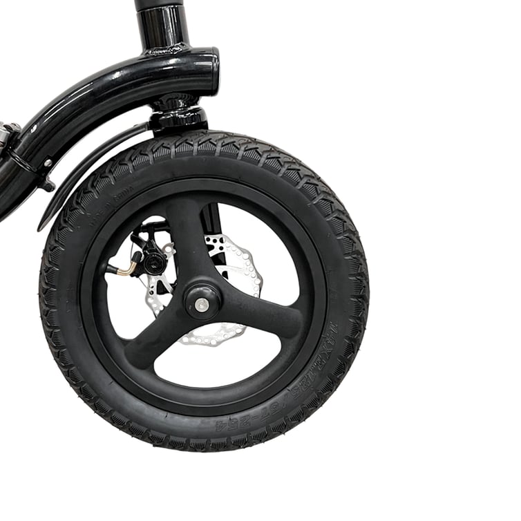 Bicicleta Scooter Eletrica Dobravel Orbital Wx-34 Wehawk 350w Bat 36v 7.8ah Preta