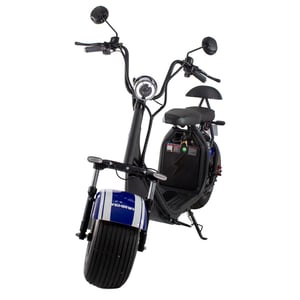 Scooter Bicicleta Eletrica Nb Free Wx-10 Wehawk 1000w Bat 60v 20ah 2 Lugares Azul/Branca New