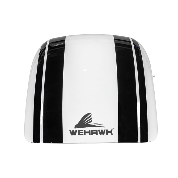 Paralama Dianteiro 3 Para Scooter Eletrica X7/Rz07/Wx07/Mini X07/Rz10/Wx10 Branco/ Faixa Preta