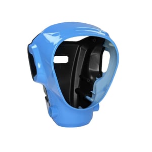 Carenagem Do Farol 1 Para Bicicleta Eletrica Basket 500w/Rz03/Wx03 Azul Miami Jn/Eb