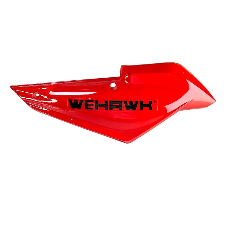 Carenagem Lateral 6 Traseira Direita Para Bicicleta Eletrica Rz03/Wx03 Vermelha Jn/Bk