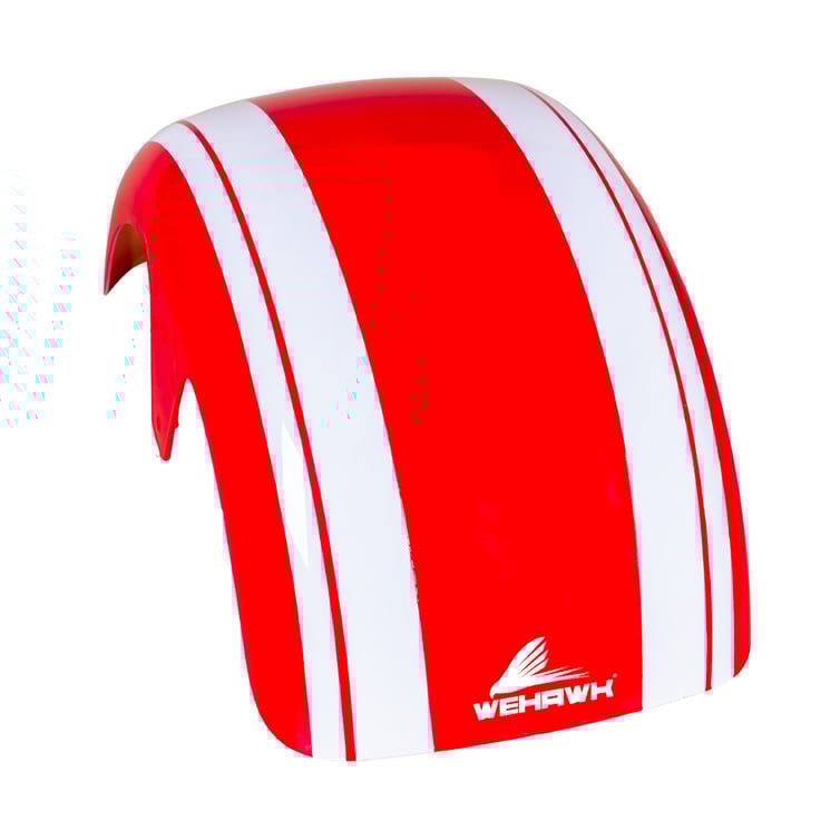 Paralama Dianteiro 3 Para Scooter Eletrica X7/Rz07/Wx07/Mini X07/Rz10/Wx10 Vermelho/ Faixa Branca