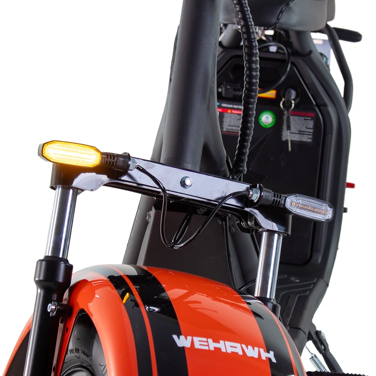 Scooter Bicicleta Eletrica Nb Free Wx-10 Wehawk 1000w Bat 60v 20ah 2 Lugares Laranja/Preta New