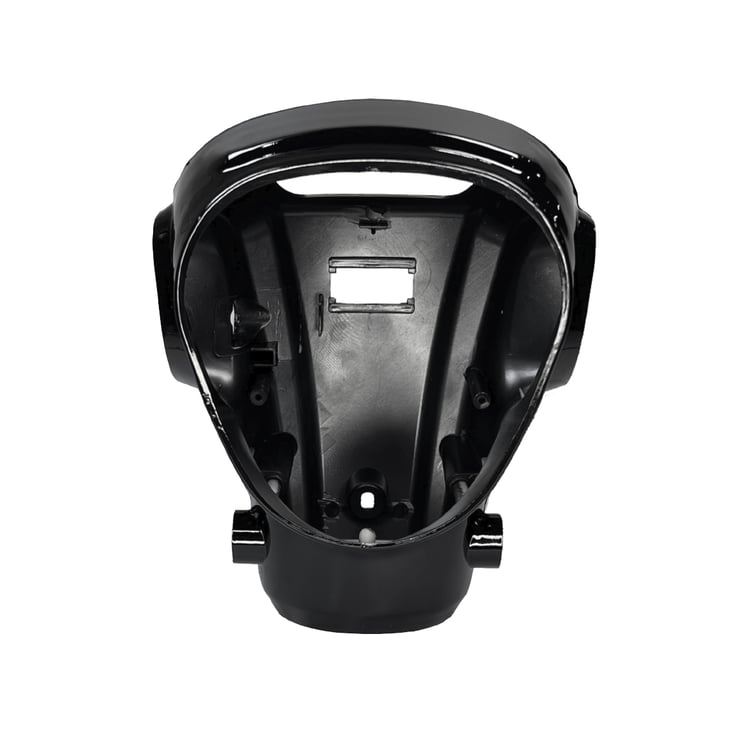 Carenagem Do Farol 1 Para Bicicleta Eletrica Basket 500w/Rz03/Wx03 Preta Jn/Eb