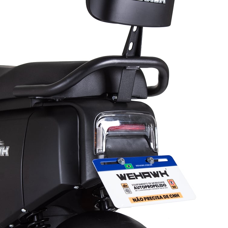 Scooter Bicicleta Eletrica Wx-02 Wehawk 1000w Bat 60v 20ah Glossy Black