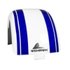 Paralama Traseiro 8 Para Scooter Eletrica X7/Rz07/Wx07/Nb Free/Rz10/Wx10 Branco/ Faixa Azul
