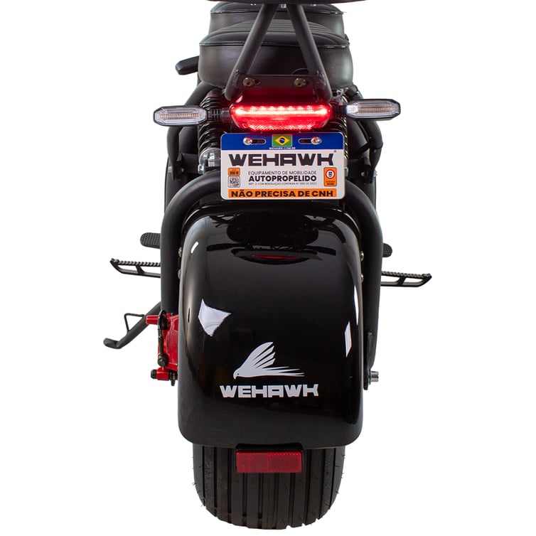 Scooter Bicicleta Eletrica Nb Free Wx-10 Wehawk 1000w Bat 60v 20ah 2 Lugares Preta New