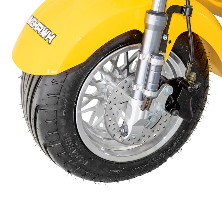 Scooter Bicicleta Eletrica Wx-11 Wehawk 1000w Bat 60v 20ah 2 Lugares Amarela