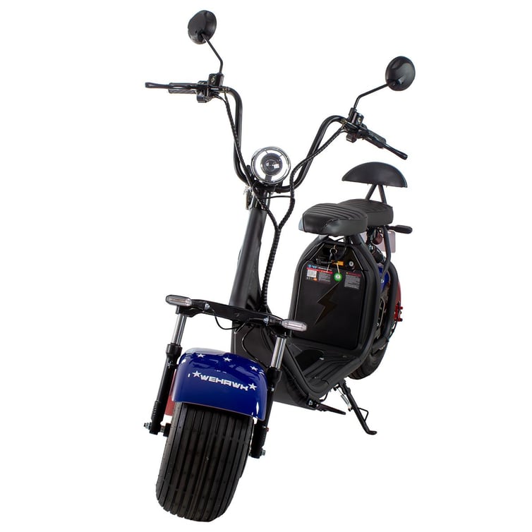 Scooter Bicicleta Eletrica Nb Free Wx-10 Wehawk 1000w Bat 60v 20ah 2 Lugares Bandeira Americana New