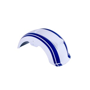 Paralama Traseiro Para Scooter Eletrica Wehawk X16 Branco/ Faixa Azul