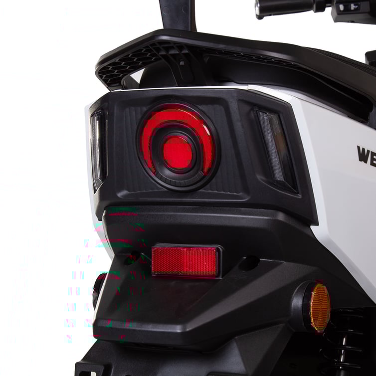 Scooter Bicicleta Eletrica Super Wx-05 Wehawk 1000w Bat 60v 20ah 2 Lugares Branca Br