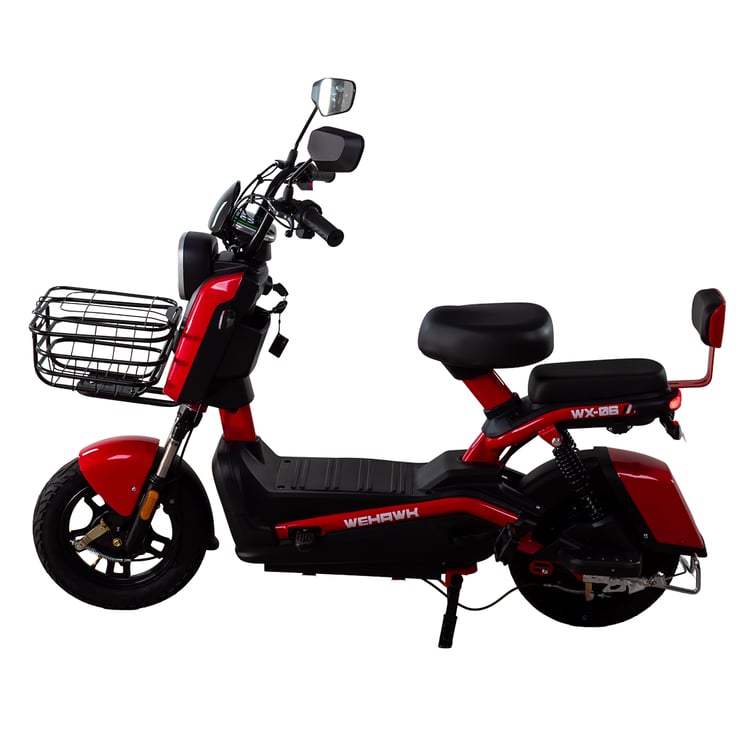 Bicicleta Scooter Eletrica Urban Wx-06 Wehawk 1000w Bat 60v 20ah Chumbo Vermelha