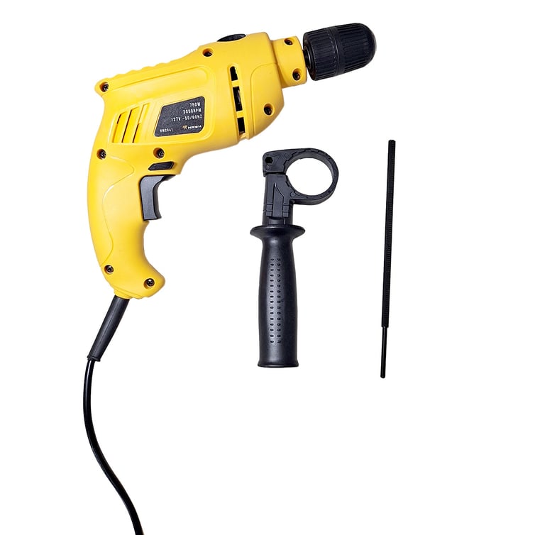 Furadeira De Impacto 1/2" 13mm 750w 3000rpm 127v Hw2041 V2 Hawk