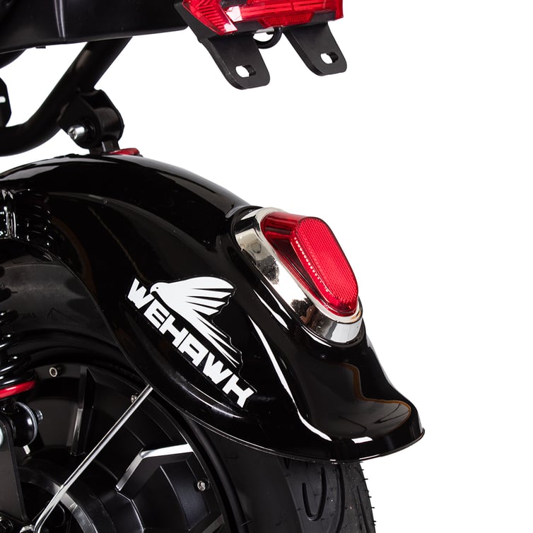 Bicicleta Scooter Eletrica Prime Wehawk Hw500 500w Bat 48v 12ah Preta