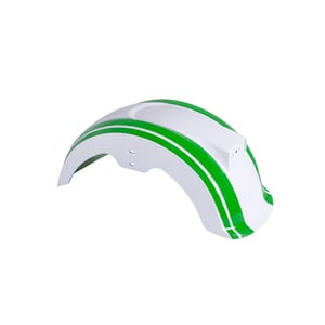 Paralama Traseiro Para Scooter Eletrica Wehawk X16 Branco/ Faixa Verde