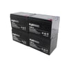Kit 4 Baterias De Chumbo Para Bicicleta Eletrica 48v 12ah Universal