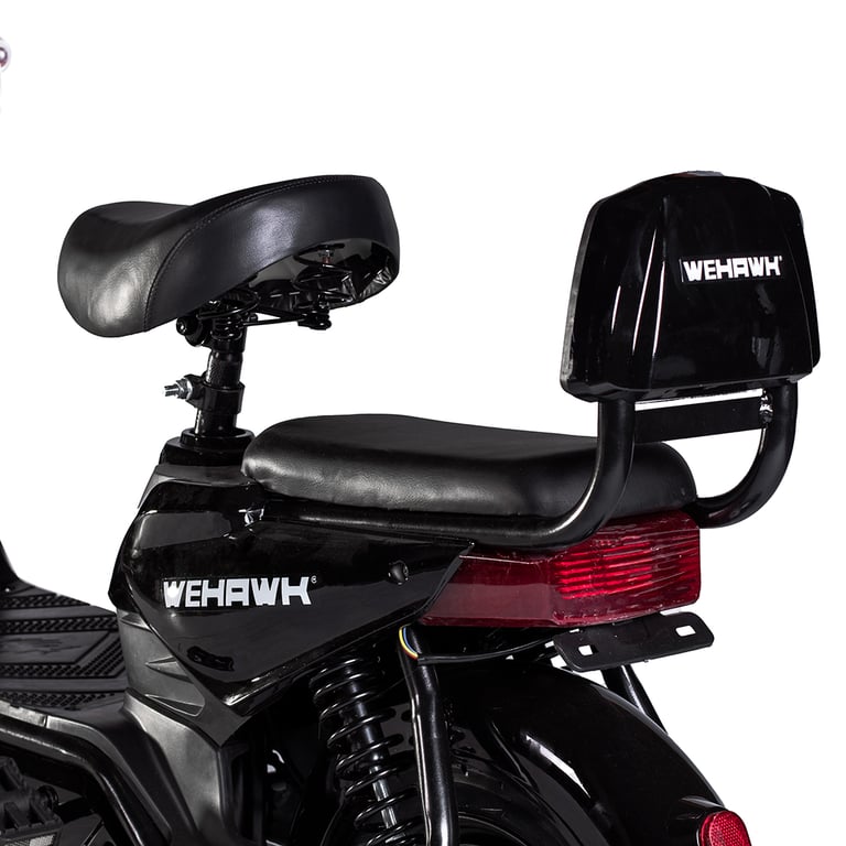 MINI BIKE ELETRICA WEHAWK BASKET HW500 500W BAT 48V 12AH BLACK