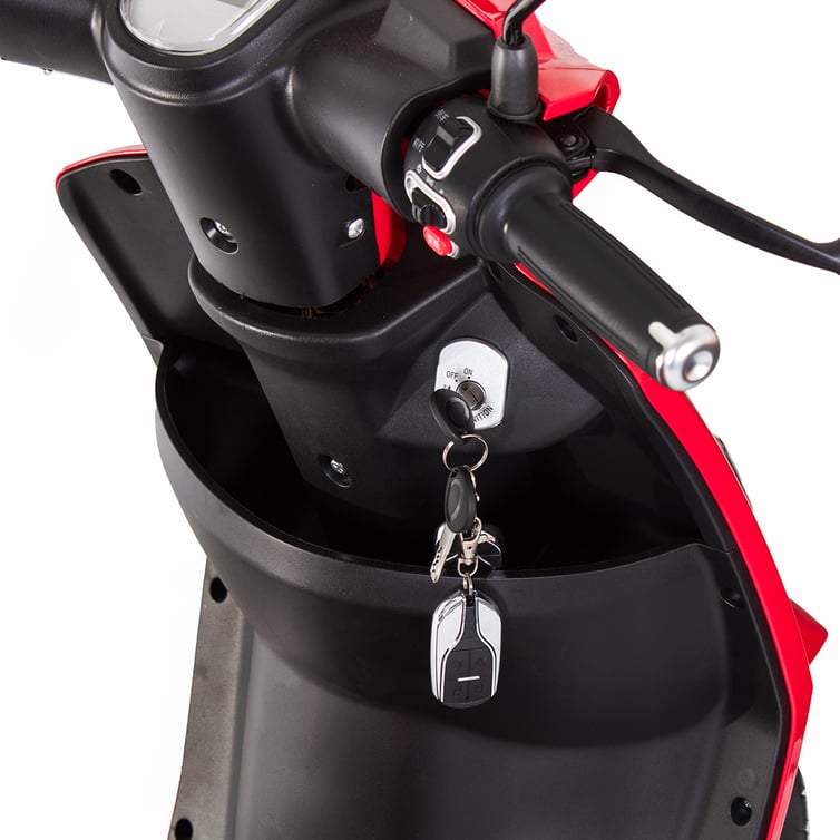 Triciclo Eletrico Cf Wx-T01 Wehawk 800w Bat 60v 20ah 1 Lugar Vermelho