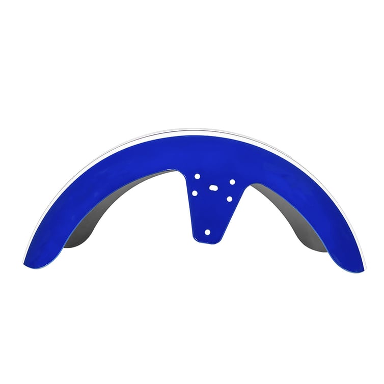 Paralama Dianteiro 3 Para Scooter Eletrica X7/Rz07/Wx07/Mini X07/Rz10/Wx10 Azul/ Faixa Branca