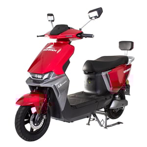 Scooter Eletrica Bicicleta Max 3.0 Wehawk 1000w Bat 60v 20ah 2 Lugares Vermelha