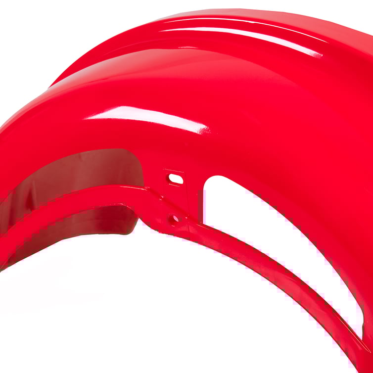 Paralama Traseiro Para Scooter Eletrica Wehawk Chopper U1 Vermelho