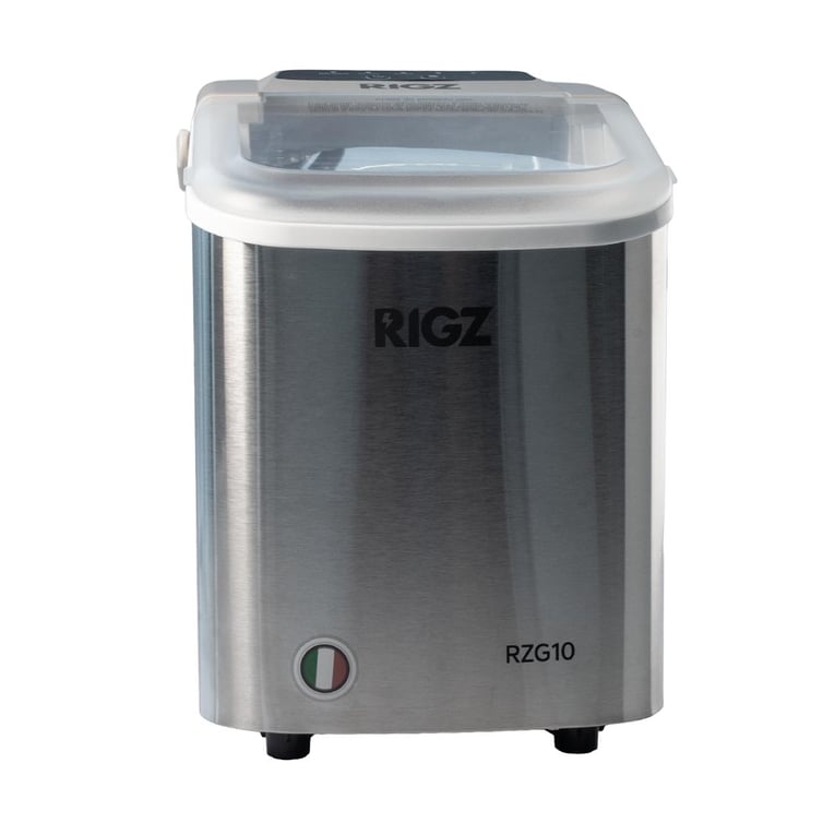 Maquina De Fazer Gelo Portatil Rigz 12kg/Dia Rzg10 Cor Prata 220v